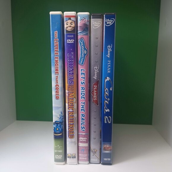 5 DVD Bundle Planes Trains Cars Disney Pixar Thomas Chuggington Lot of 5 DVDs - Picture 1 of 12